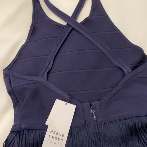 Herve Leger fringe dress - Picture 3 of 7